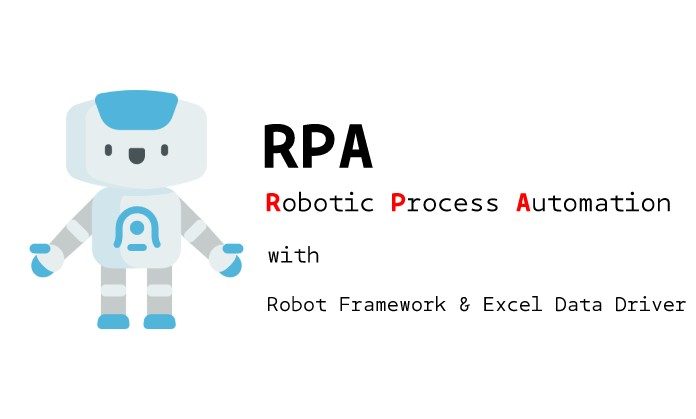 RPA robotframework with excel data driver cover