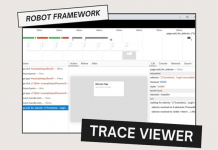 Trace log viewer ui