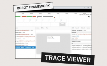 Trace log viewer ui